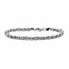 Bracciale nautico acciaio ed ematite Braid argento