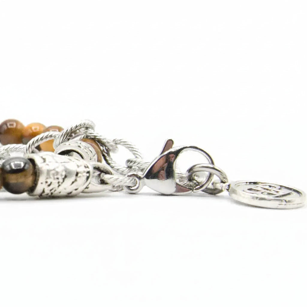 Bracciale Ocean Occhio Tigre Tibet giro doppio