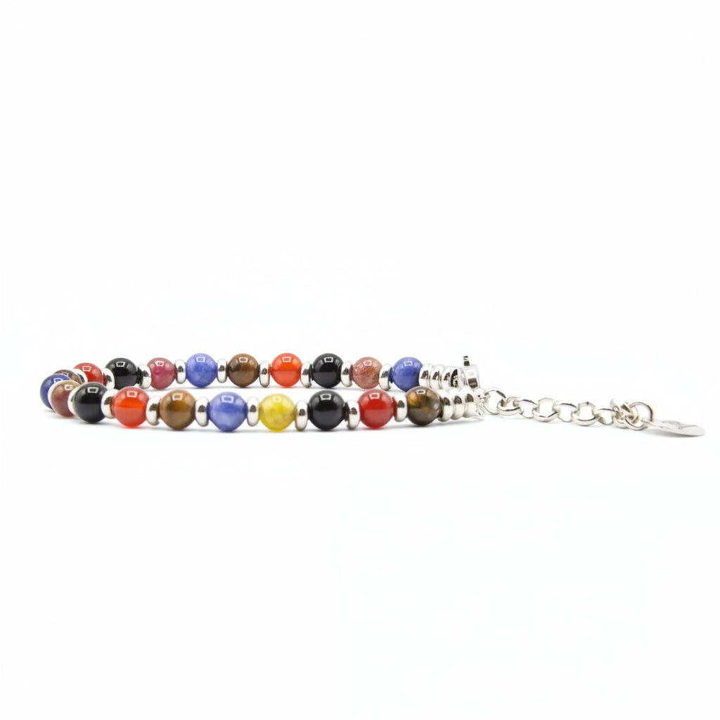 Stones bracciale pietre dure multicolore
