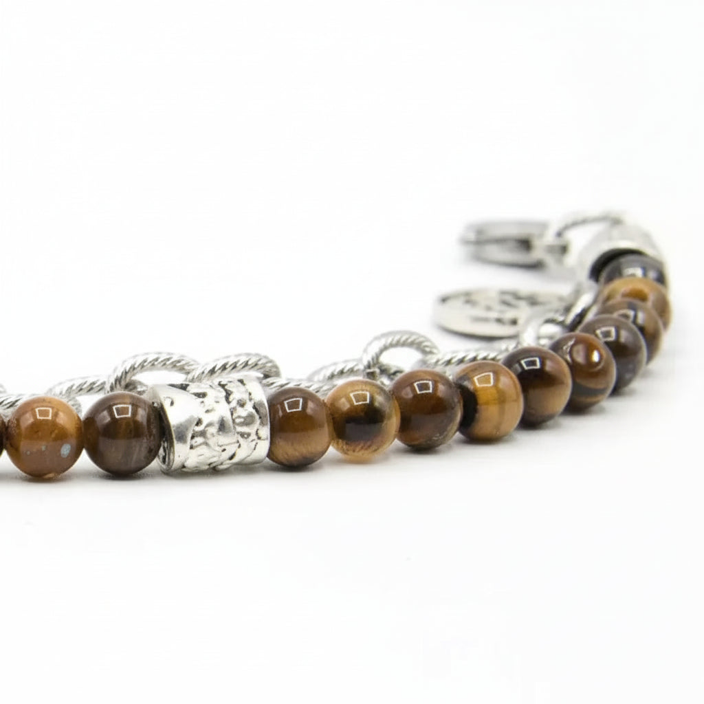 Bracciale Ocean Occhio Tigre Tibet giro doppio