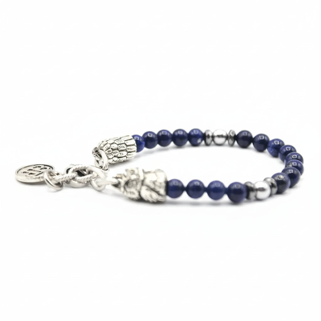 Armony-Armband – Lapislazuli und Eule