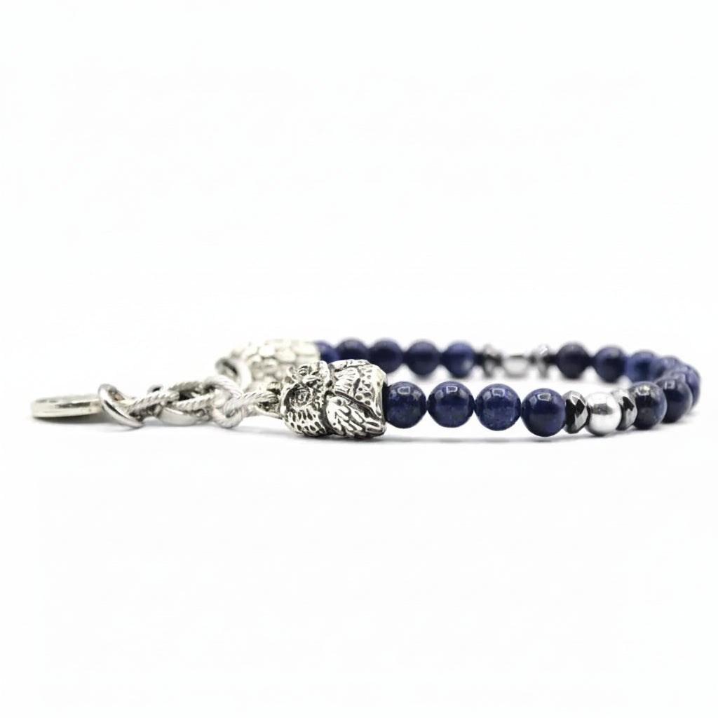 Armony-Armband – Lapislazuli und Eule