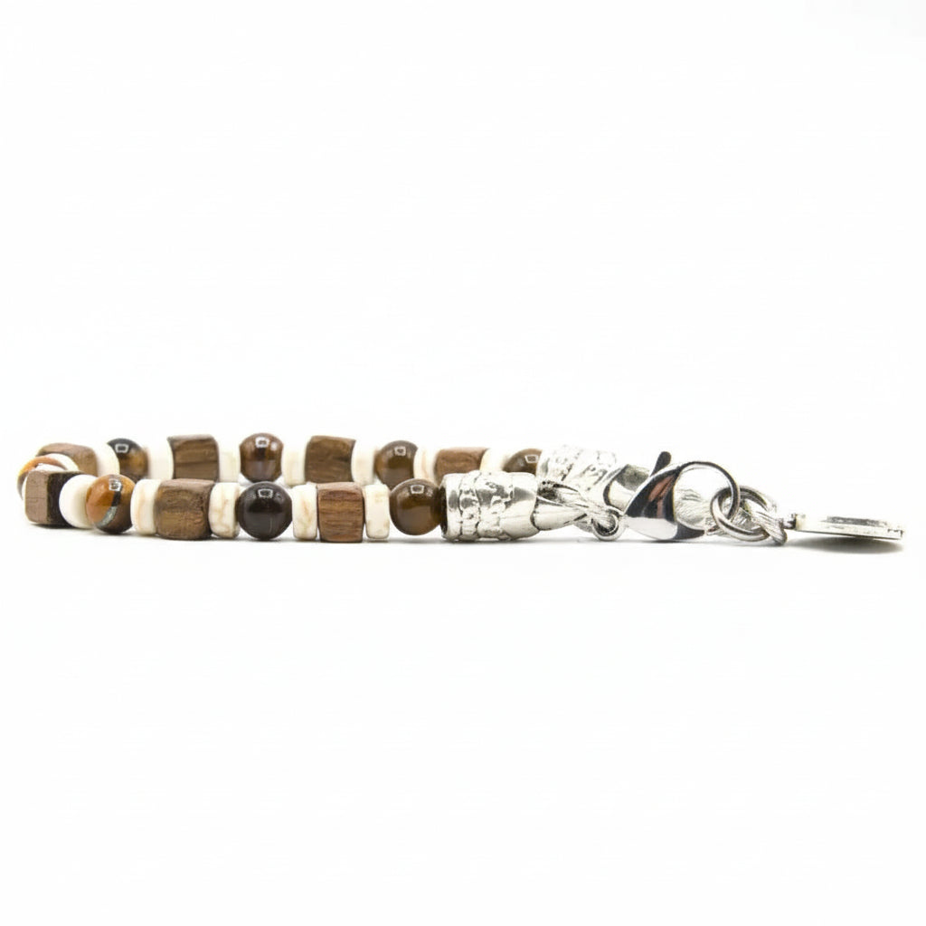 Bracciale Ocean Noce Aulite e Occhio di Tigre Ocean Mauritius