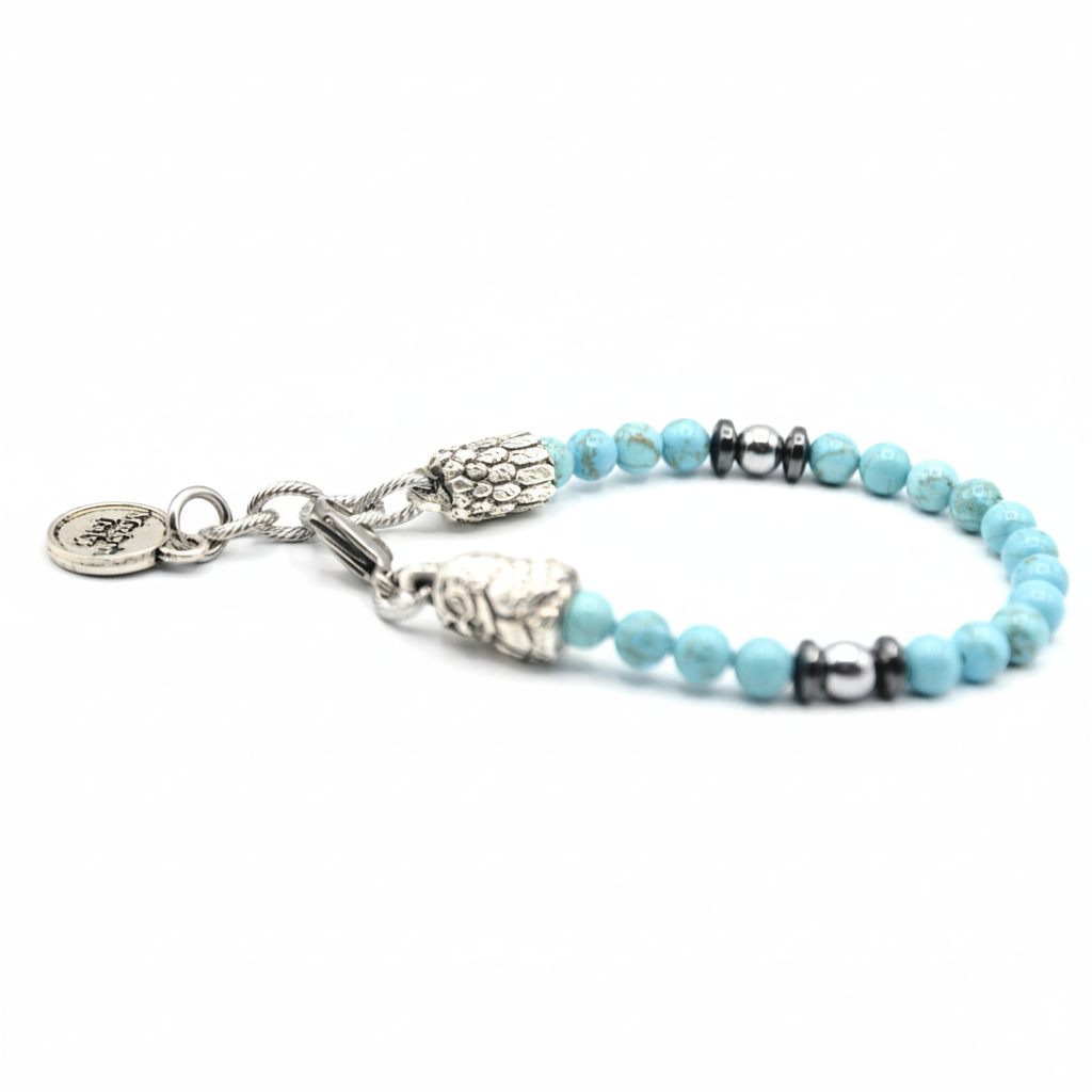 bracciale turchese naturale