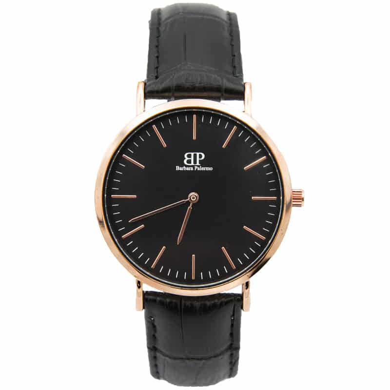 orologio classico uomo con cinturino in pelle