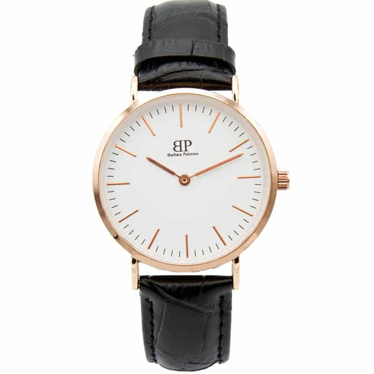 orologio da uomo calssico con cinturino in pelle automatico