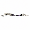 Ecstasy Owls porta chiave gufo e agata viola